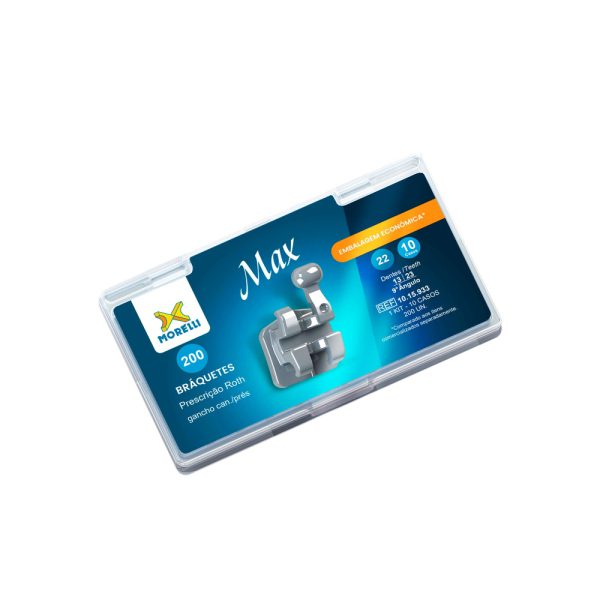 Kit Bracket Roth .022 MAX  9° 10 casos | Morelli