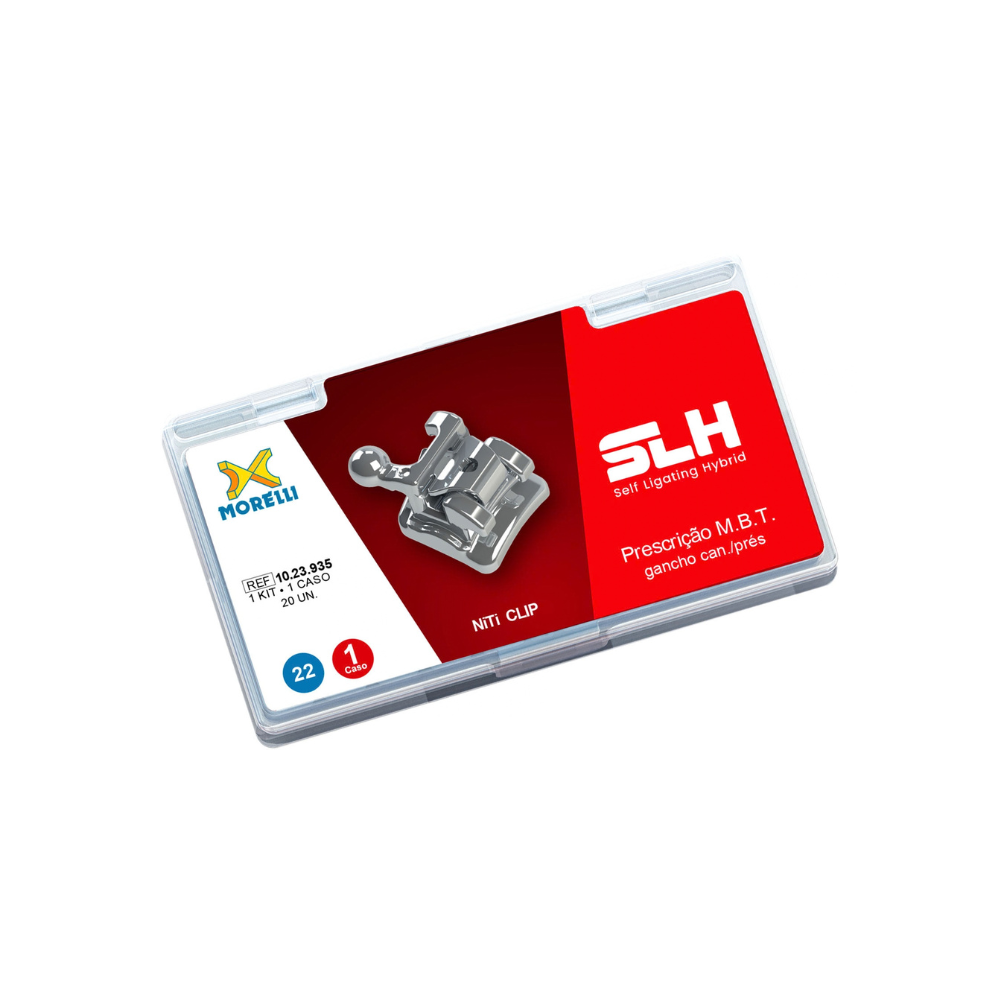 Kit Bracket Autoligado SLH MBT .022 (Hibrido) | Morelli