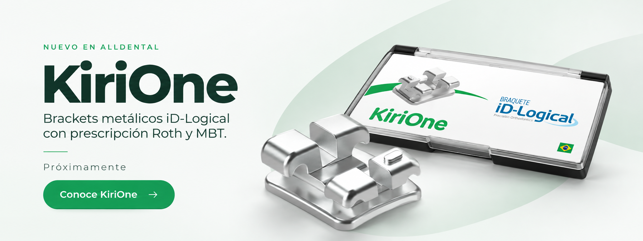 KiriOne: brackets metálicos iD-Logical con prescripción Roth y MBT